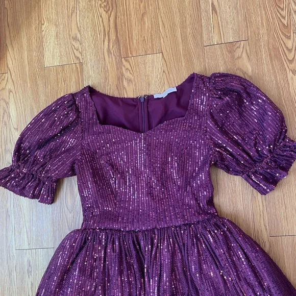 Ivy city Clara plum sequin - Picture 5 of 8